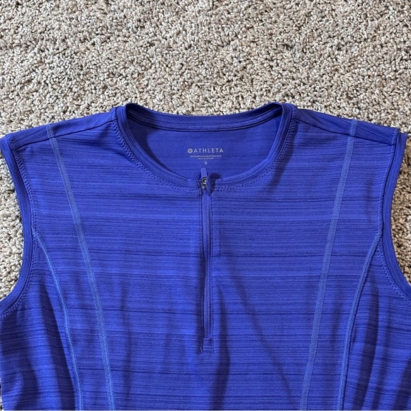 Athleta Pacifica Illume UPF Fitted Tank Purple Rashguard Women’s Size Small EUC - Picture 7 of 8